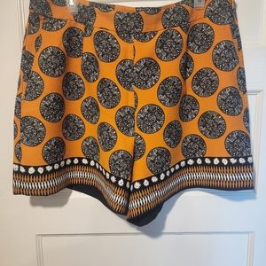 Ann Taylor Shorts. Mustard, Black & White 4" inseam. Size 14